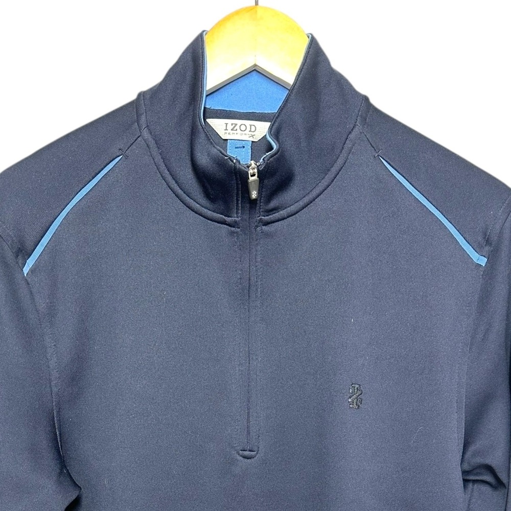 IZOD PERFORMX Men's Small Navy Blue Quarter-Zip Performance Pullover